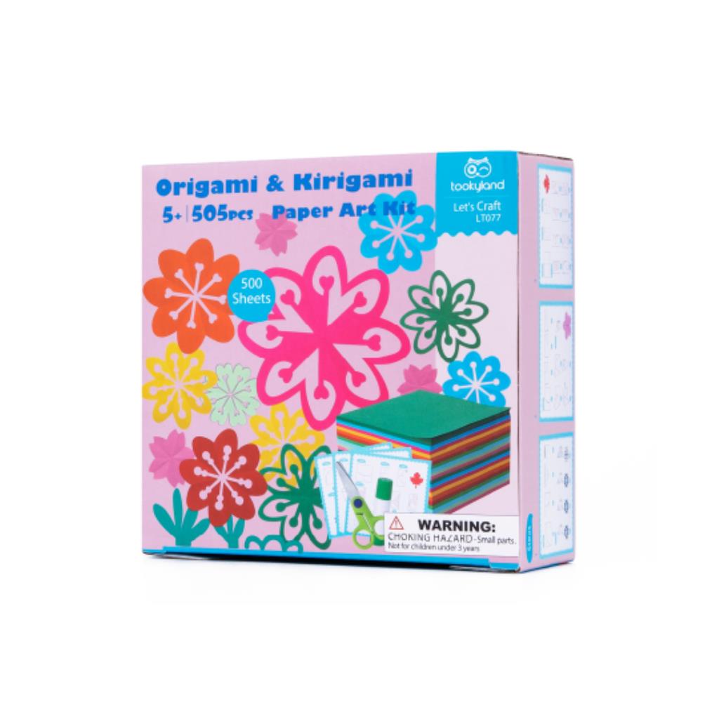 طقم فن الأوريغامي والكيريغامي – 505 قطعة